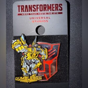 Universal Studios Transformers Bumblebee Enamel Pin - RARE & SOUGHT AFTER!